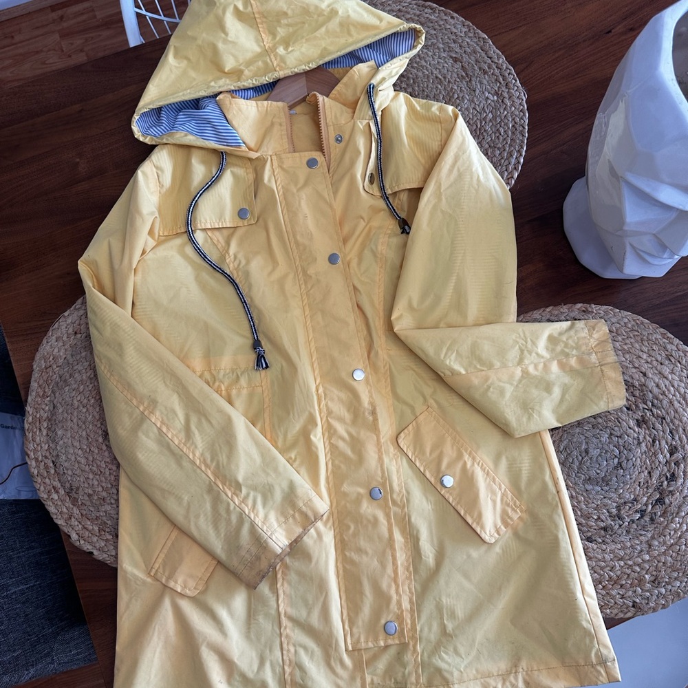 Yellow Hooded Women's Jacket